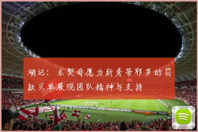 湖记：东契奇愿为新秀蒂耶罗的罚款买单展现团队精神与支持